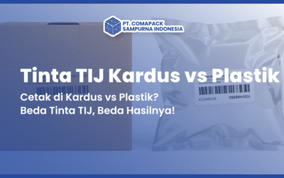 Cetak di Kardus vs Plastik? Beda Tinta TIJ, Beda Hasilnya!